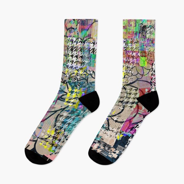 Item preview, Houndstooth Glitchy Glam designed and sold by thebrightspotco.