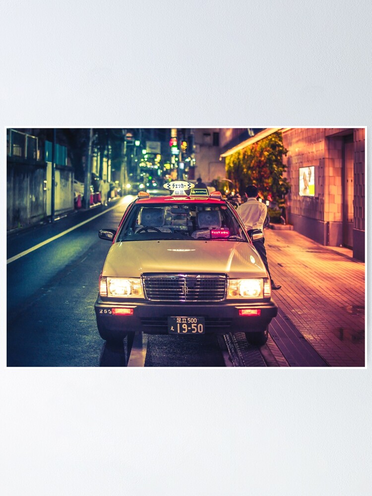 Alternate view of Film Noir Taxi Poster