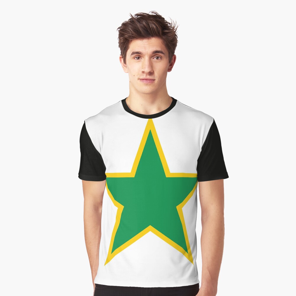 Green Star Jotaro Part 5 Tee T Shirt By Pinpom Redbubble - roblox jotaro shirt part 5