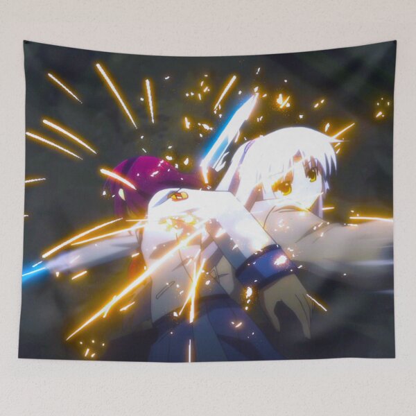 Item preview, Angel vs Yurippe - Angel Beats! designed and sold by Niklausu.