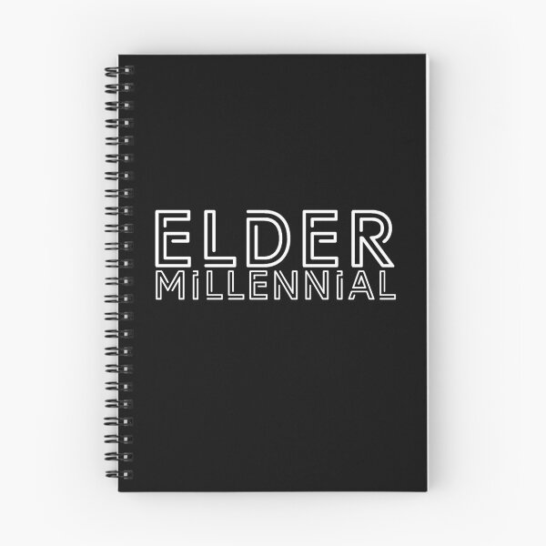 Item preview, Elder millennial - white text designed and sold by gingerlouls.