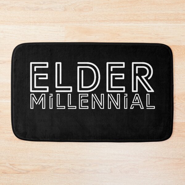 Item preview, Elder millennial - white text designed and sold by gingerlouls.
