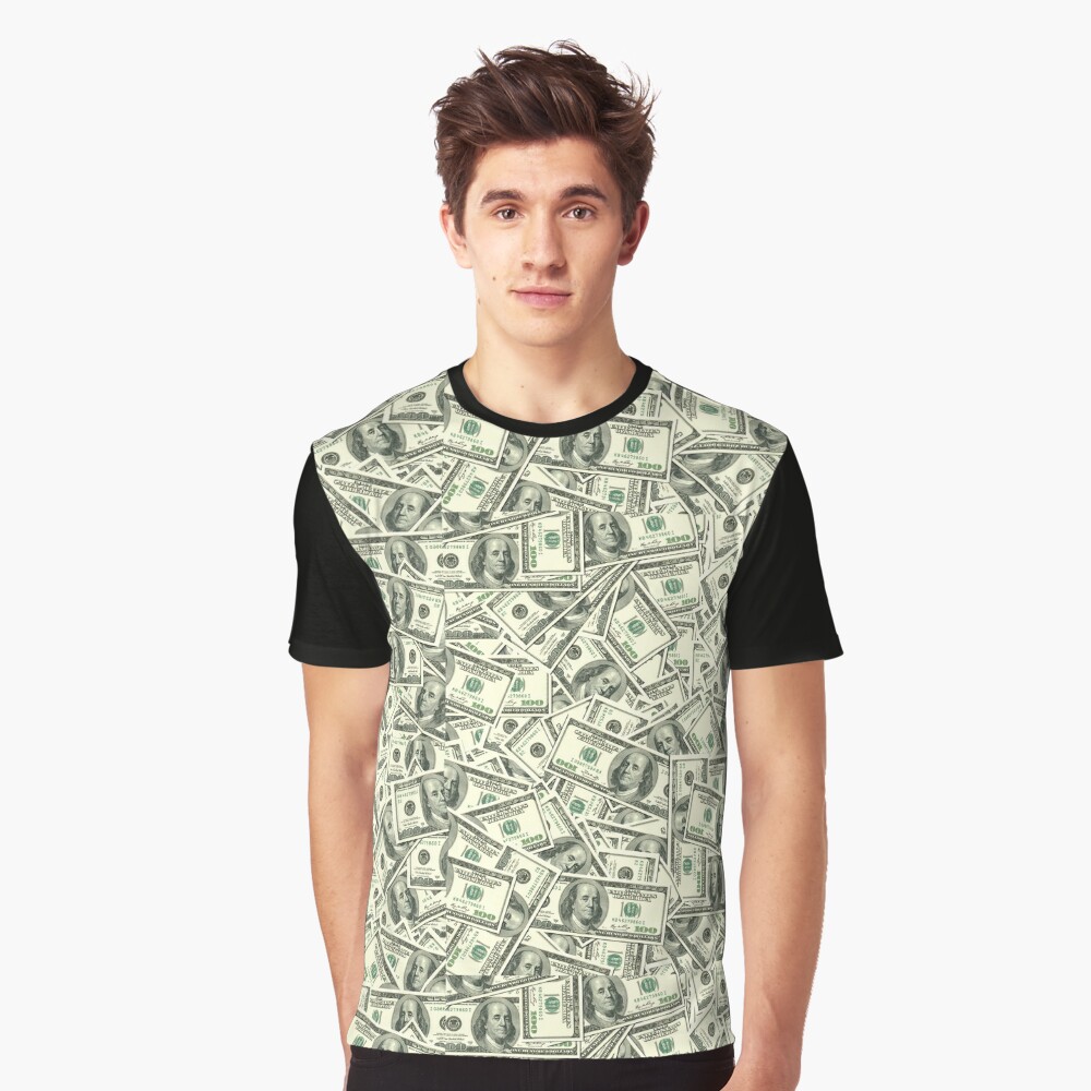 100 dollar bill t shirt