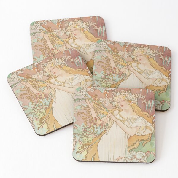 Item preview, Spring, Mucha 1896 designed and sold by immortalpeaches.