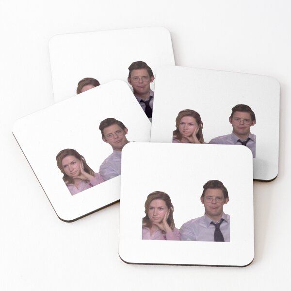 Item preview, Jim Shrute and Angela Beesley cursed Meme designed and sold by Retrop0lis.