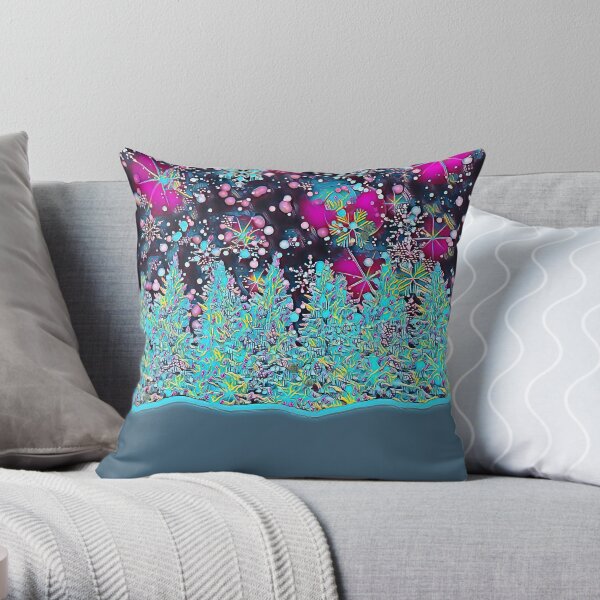 Winter Solstice Magic Throw Pillow