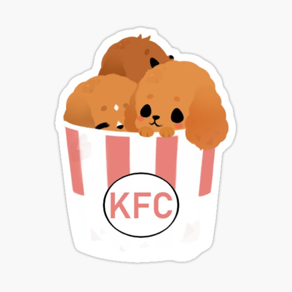 Item preview, Kentucky Fried Cavoodles - Art by RhoAmya designed and sold by Rho Amya.