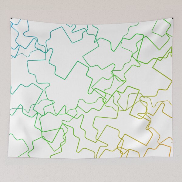 Item preview, Blue Green Broken Line designed and sold by MixinMadness.