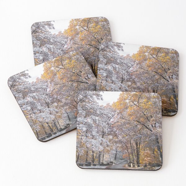 Item preview, Palisades Kepler State Park In-Between Seasons, Wintry Autumn Scene designed and sold by AndreaBorden.