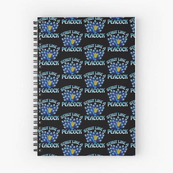 Item preview, Cute Strut Like a Peacock Strong Self Confidence Tile Pattern designed and sold by perfectpresents.