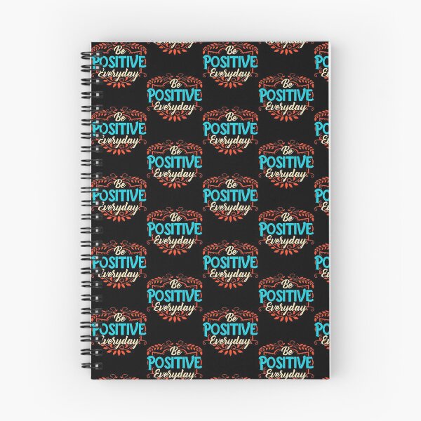 Item preview, Be Positive Everyday Awesome Motivating Optimism Tile Pattern designed and sold by perfectpresents.