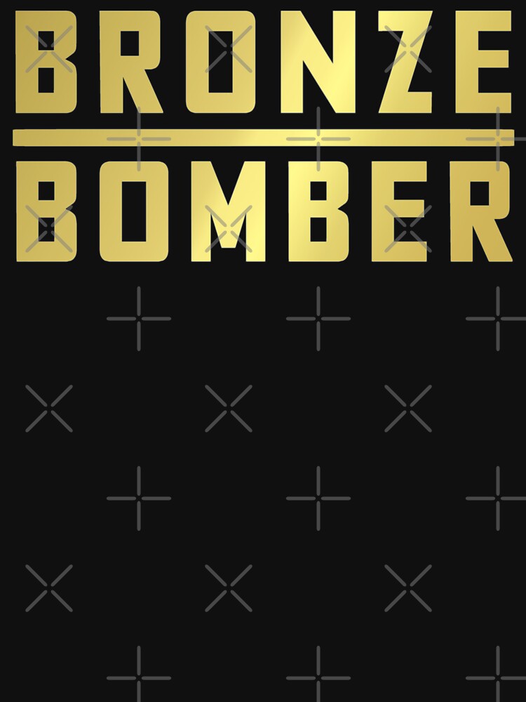 "The Bronze Bomber Boxing Gold" Tshirt for Sale by teadesigner