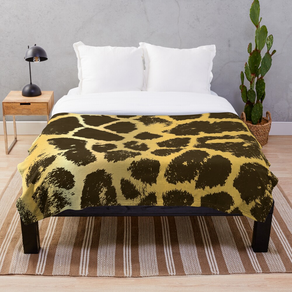 Giraffe Spots Throw Blanket