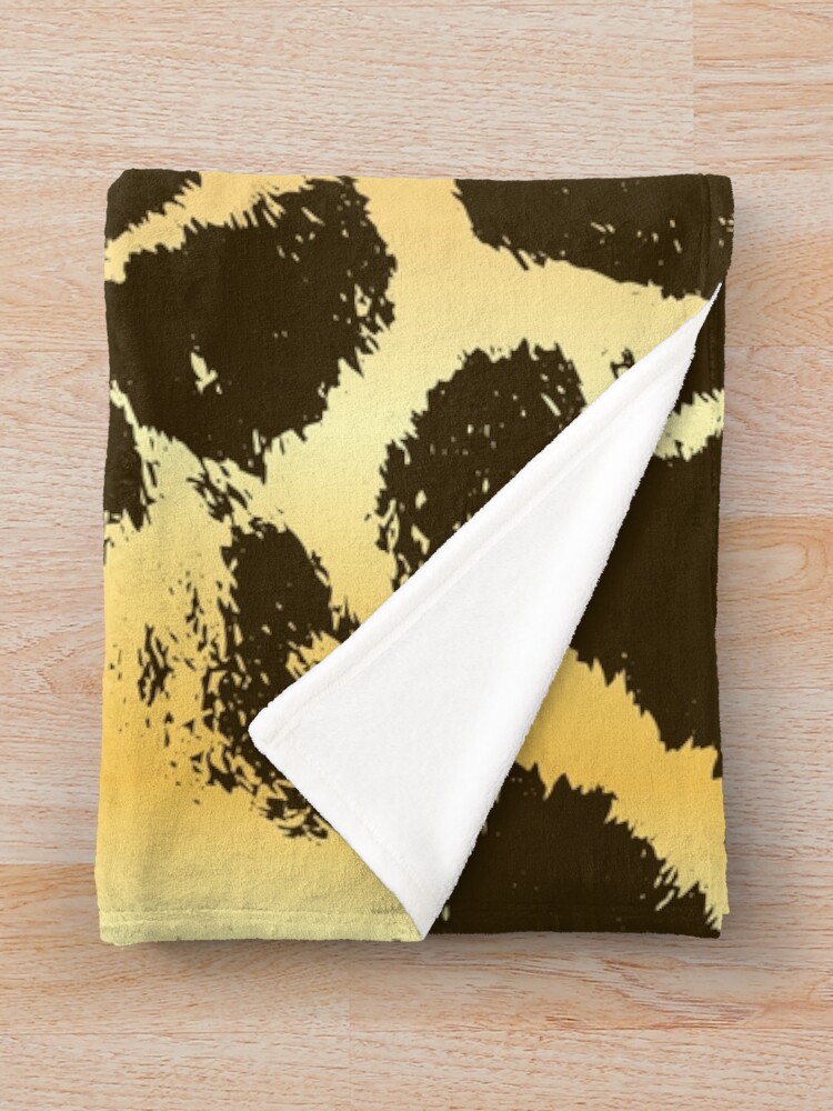 Alternate view of Giraffe Spots Throw Blanket