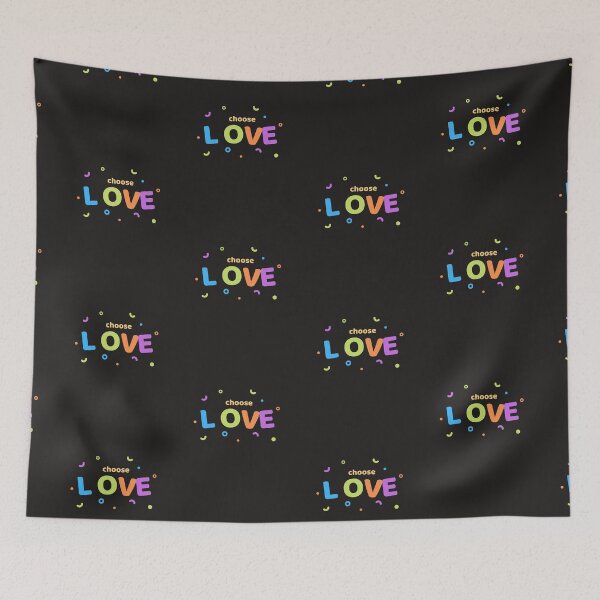 Item preview, Choose Love, Positivity Campaign designed and sold by TextyQuotes.