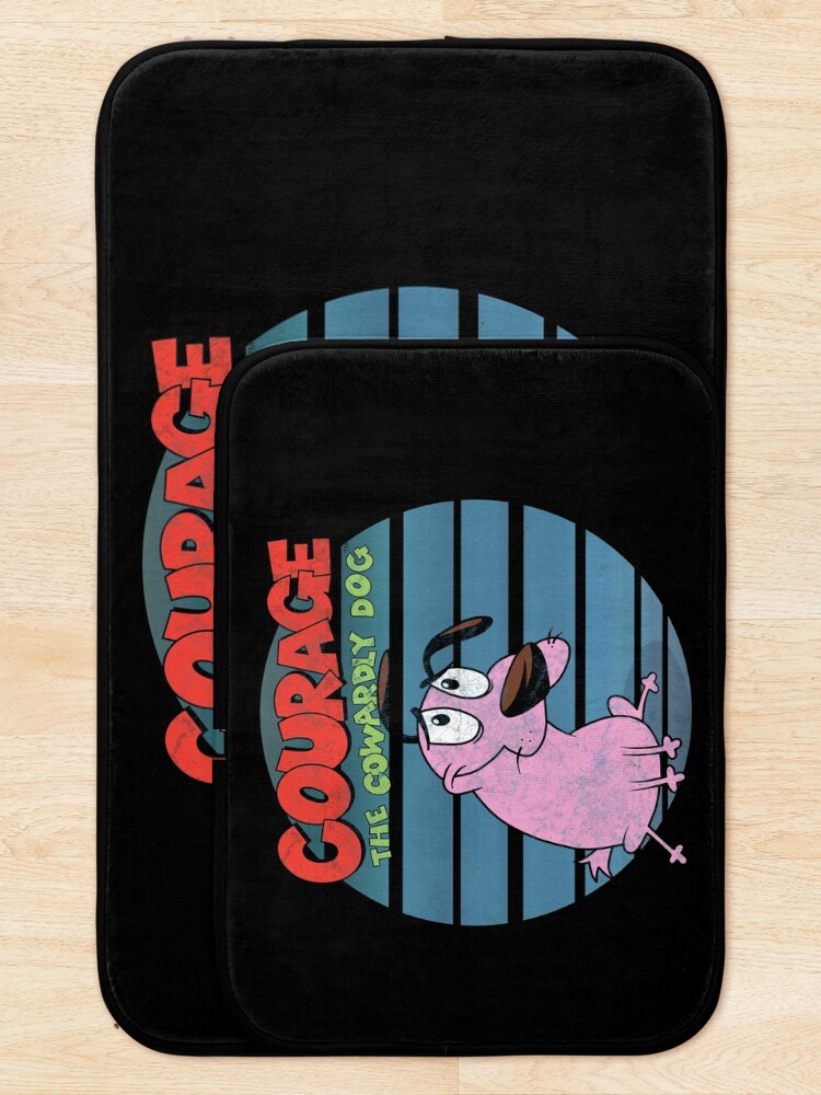 Alternate view of Courage the Cowardly Dog Bath Mat