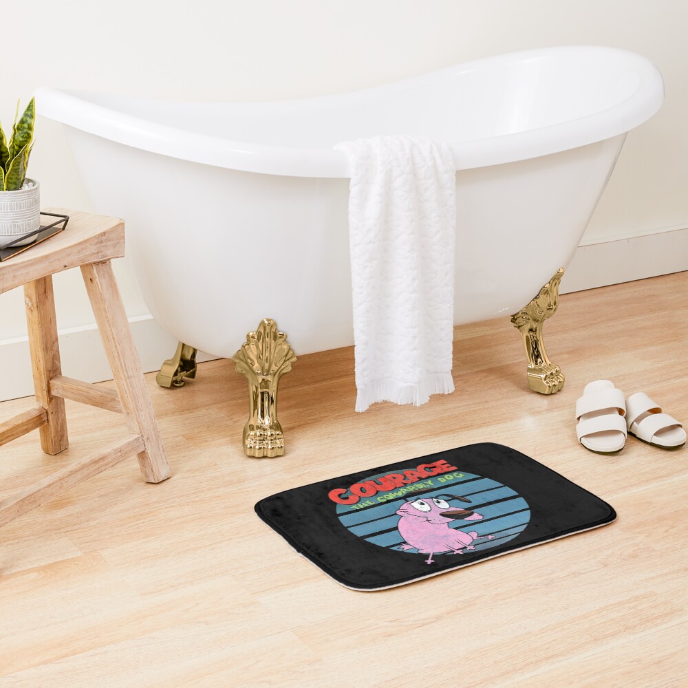 Courage the Cowardly Dog Bath Mat
