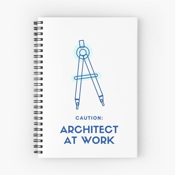 Item preview, Caution: Architect At Work Engineer's Quote designed and sold by TextyQuotes.