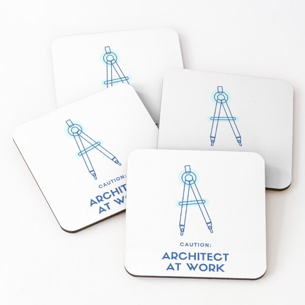 Item preview, Caution: Architect At Work Engineer's Quote designed and sold by TextyQuotes.