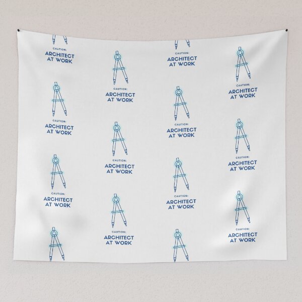 Item preview, Caution: Architect At Work Engineer's Quote designed and sold by TextyQuotes.