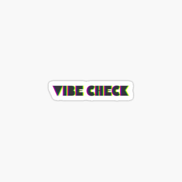 Vista previa del artículo con la obra «Vibe Check Technicolor», diseñado y vendido por dwallace33.