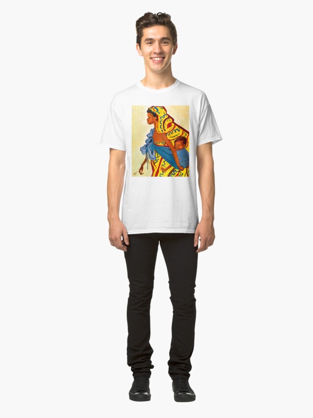 Alternate view of Mama Toto African Mother and Child Classic T-Shirt