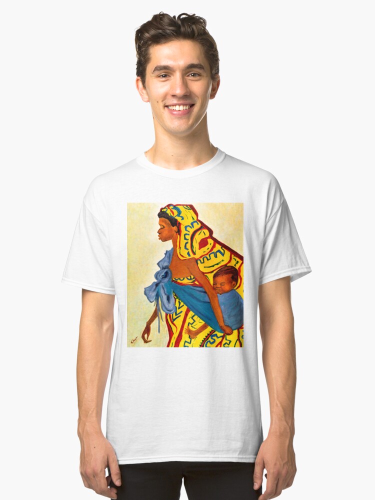 Alternate view of Mama Toto African Mother and Child Classic T-Shirt