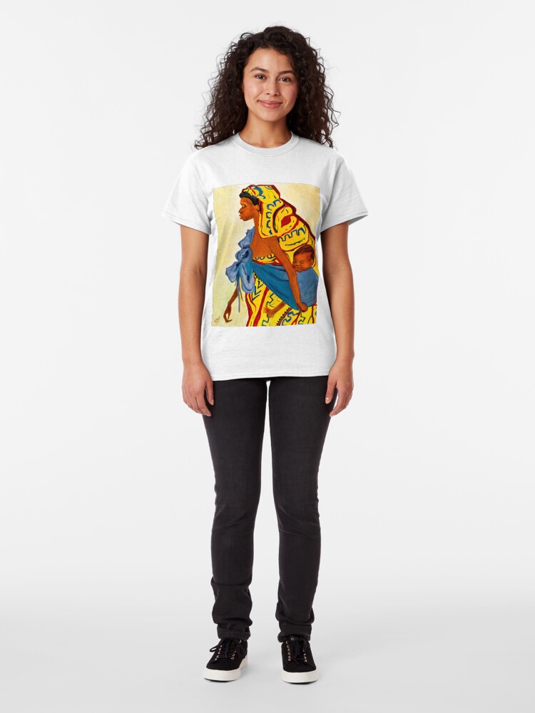 Alternate view of Mama Toto African Mother and Child Classic T-Shirt