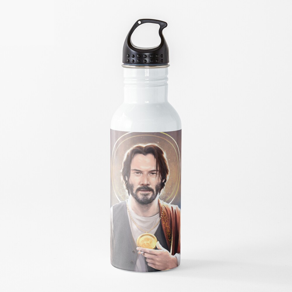 Keanu Reeves - Saint Keanu of Reeves Water Bottle