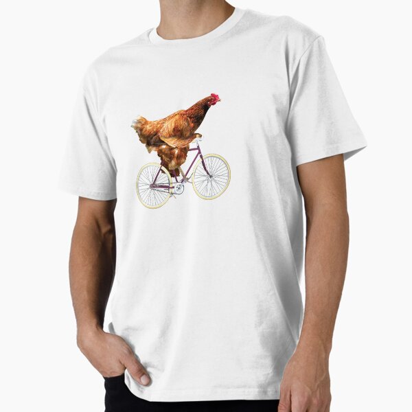 Item preview, Quirky Chicken Riding Bicycle designed and sold by RamiBeans.