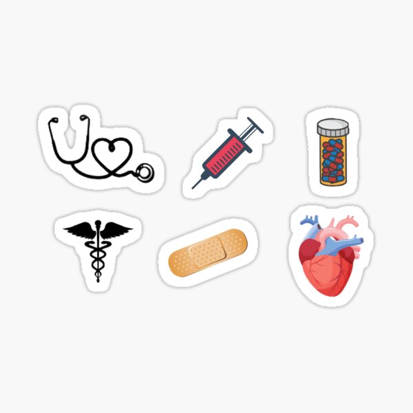 Doctor bag Stickers - Free medical Stickers