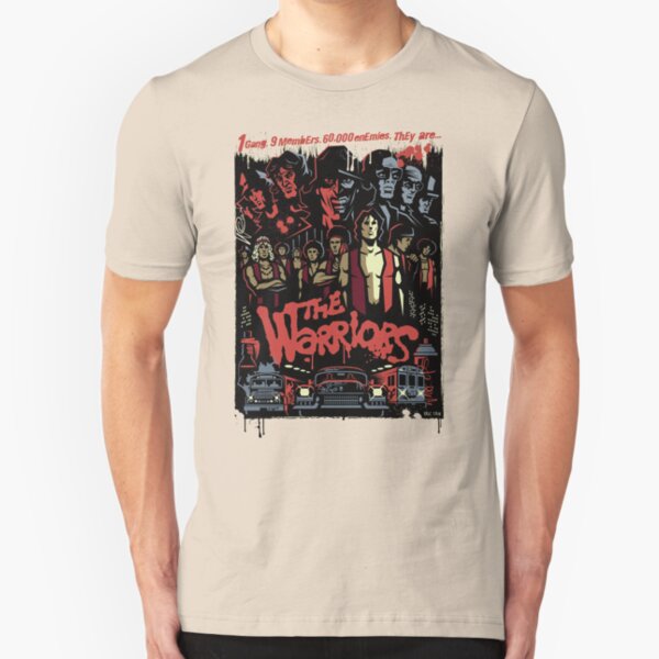 El cartel de los guerreros Camiseta ajustada