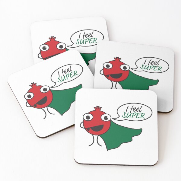 Item preview, Super Pomegranate Funny Cartoon Illustration designed and sold by sigdesign.