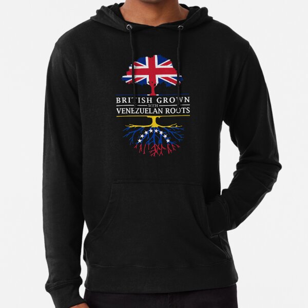 Vista previa del artículo con la obra «Británico cultivado con raíces venezolanas Venezuela Diseño», diseñado y vendido por ockshirts.
