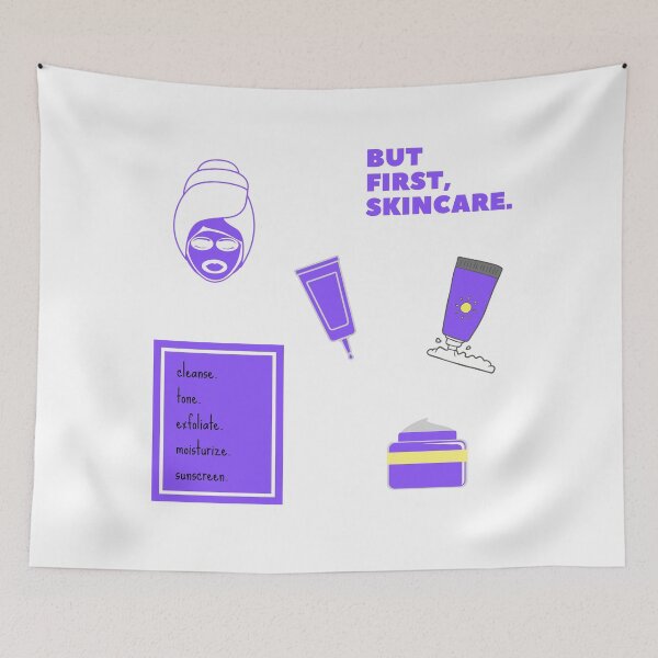 Item preview, But First, Skincare Violet Purple Bundle Pack designed and sold by angelmalfoy.