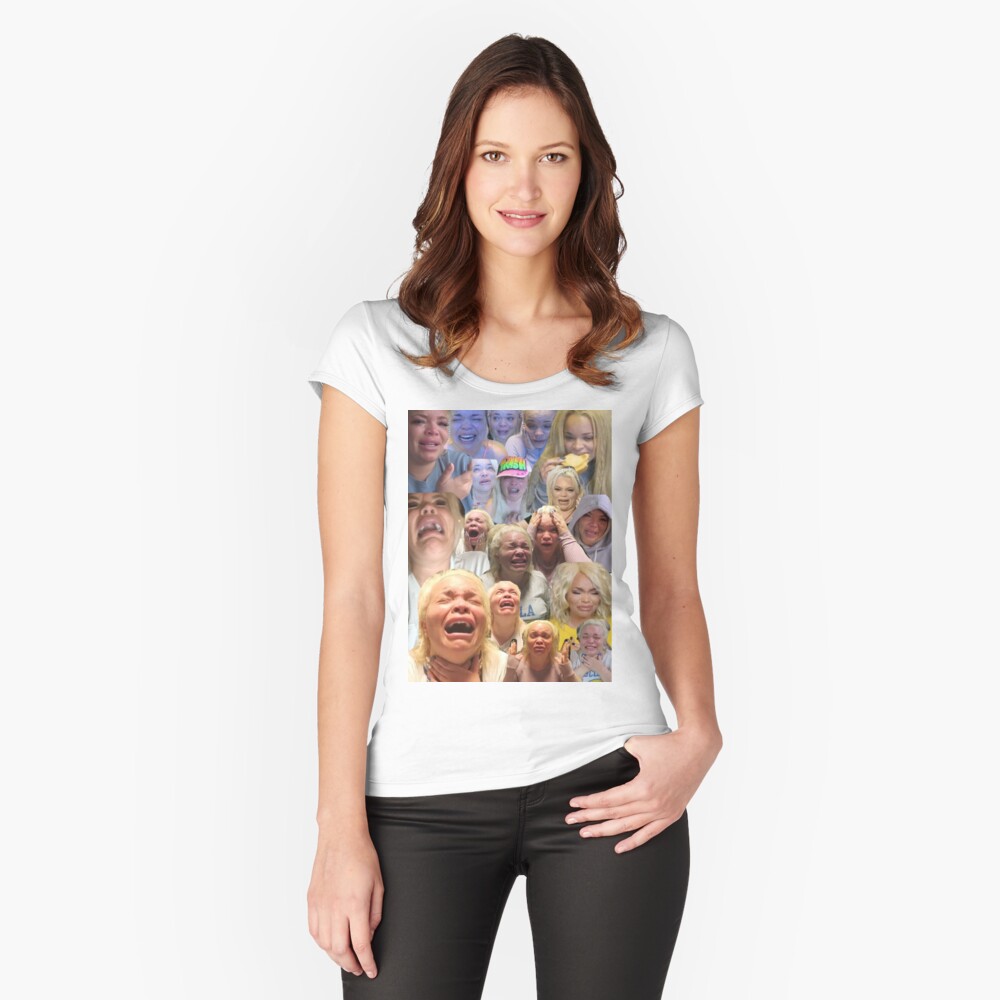 Item preview, Fitted Scoop T-Shirt designed and sold by memekween.