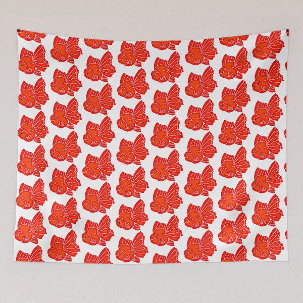 Item preview, Oranda Full Red Fancy Goldfish designed and sold by Nosnah.