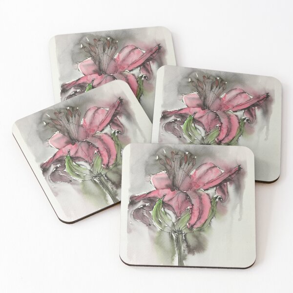 Item preview, Oriental Lily Watercolour designed and sold by byzantinehalo.