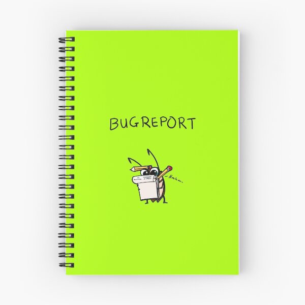 Item preview, coder shirt bug report designed and sold by avogel.