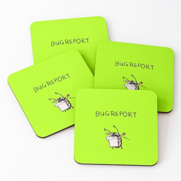 Item preview, coder shirt bug report designed and sold by avogel.