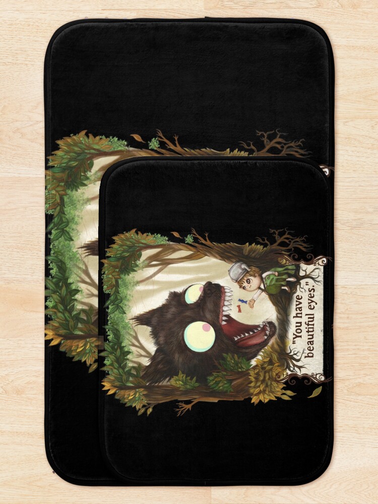 Alternate view of You have beautiful eyes - over the garden wall Bath Mat