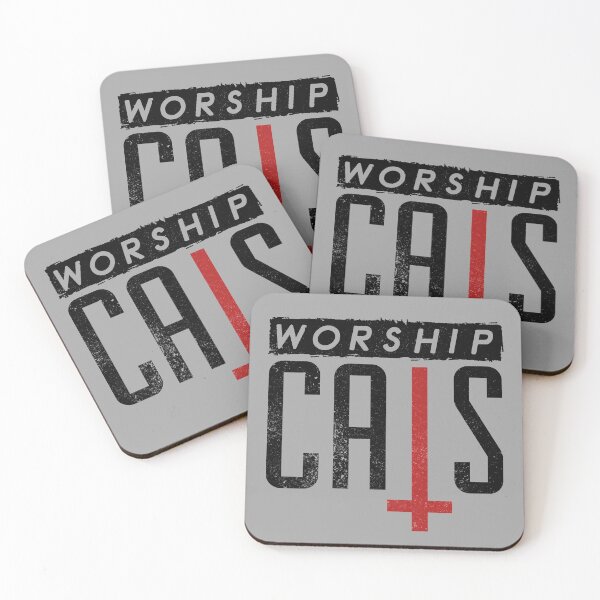 Item preview, Cat Worshippers - Satanic cat love designed and sold by RAWWR.
