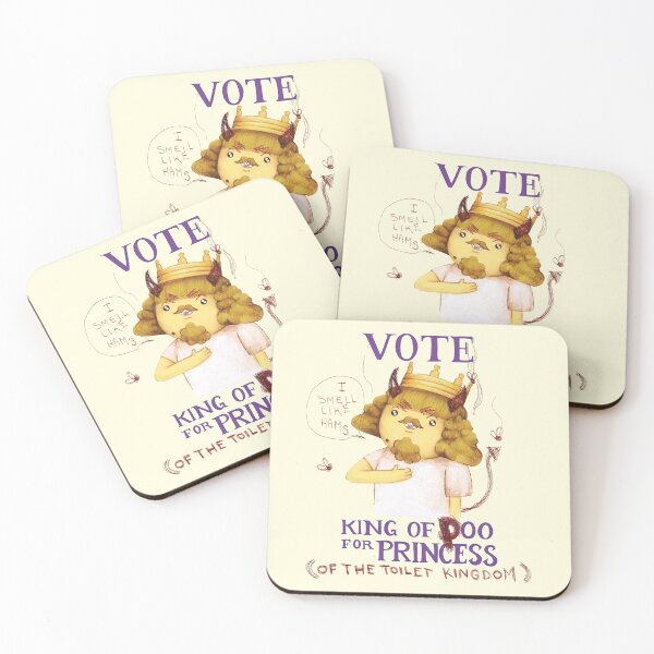 Item preview, Vote king of Ooo for Princess (OF THE TOILET KINGDOM!) - Adventure Time designed and sold by Lavinia Knight.