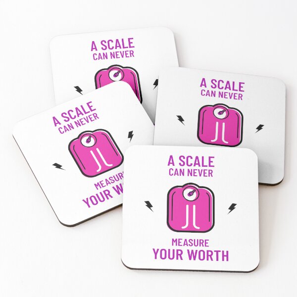 Item preview, A SCALE CAN NEVER MEASURE YOUR WORTH LIFESTYLE FUNNY DESIGN designed and sold by ER-DESIGNS.