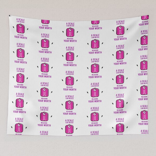Item preview, A SCALE CAN NEVER MEASURE YOUR WORTH LIFESTYLE FUNNY DESIGN designed and sold by ER-DESIGNS.