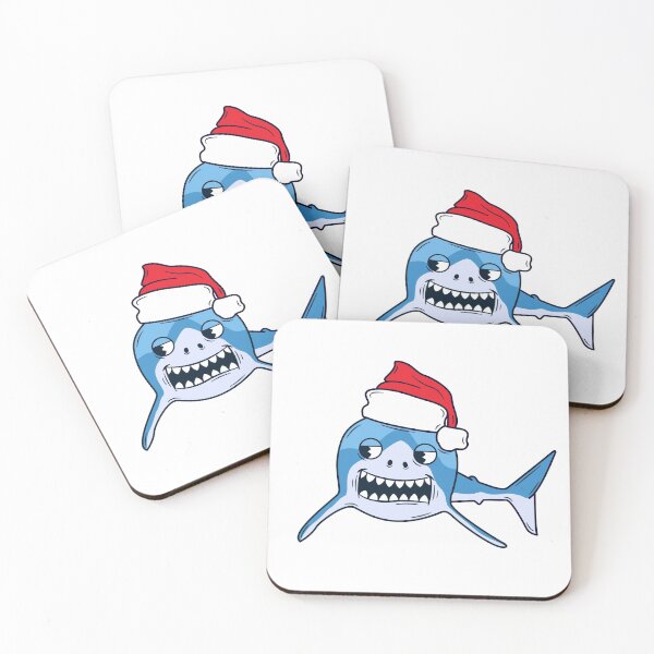 Item preview, Christmas Shark with Santa's Hat designed and sold by hadicazvysavaca.