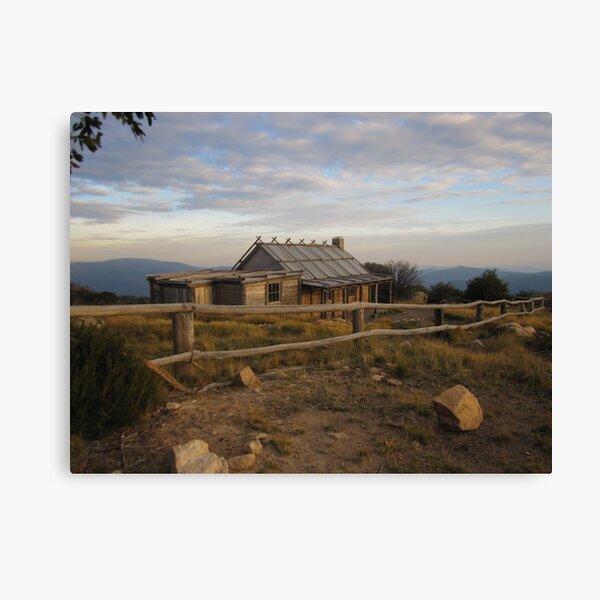 Item preview, Craig's Hut at Sunset, Mount Stirling, Victoria designed and sold by Emily Mogic.