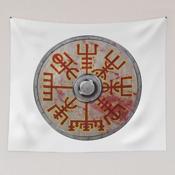 Item preview, Viking Shield - Vegvisir designed and sold by MythicComicsArt.