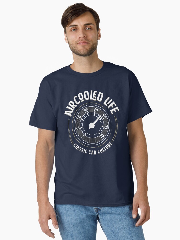 Thumbnail 1 of 7, Classic T-Shirt, Aircooled Life - Speedometer Gauge Classic Car Culture designed and sold by Joemungus.
