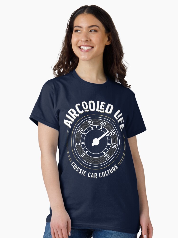 Thumbnail 2 of 7, Classic T-Shirt, Aircooled Life - Speedometer Gauge Classic Car Culture designed and sold by Joemungus.
